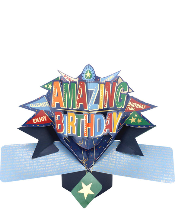 Amazing Birthday - 3d Second Nature pop up Birthday card