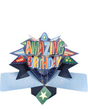 Amazing Birthday - 3d Second Nature pop up Birthday card