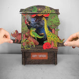 Dinosaur theatre - 3d pop up Birthday card