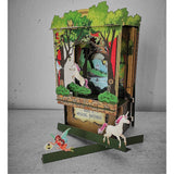 Unicorn theatre - 3d Birthday card