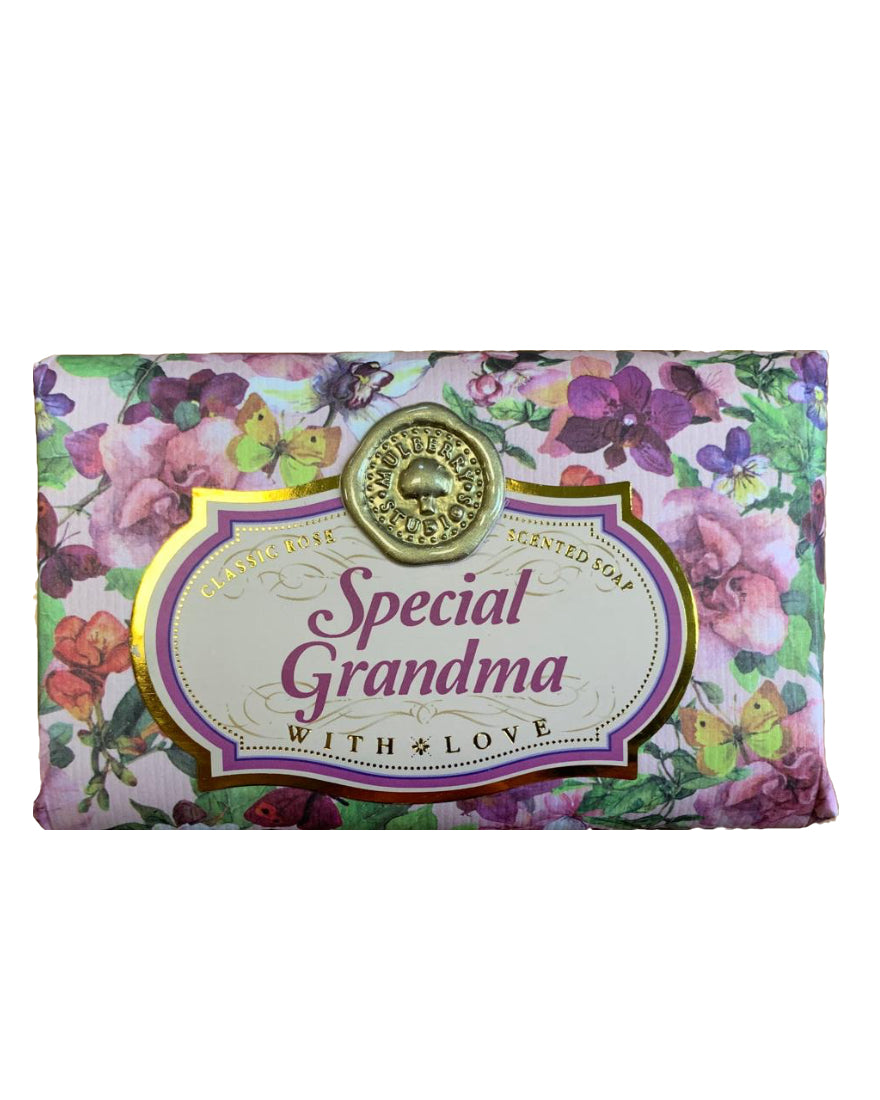 Friends and relations Personalised rose-scented gift soap