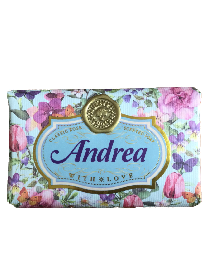 Alice - Anita Personalised rose-scented gift soap