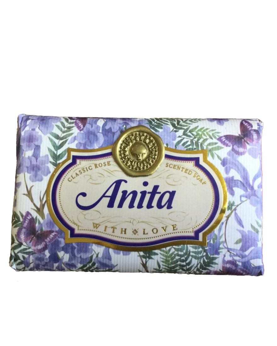 Alice - Anita Personalised rose-scented gift soap