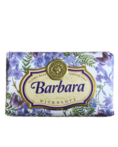 Barbara - Brenda Personalised rose-scented gift soap
