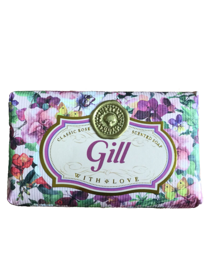 Georgina - Grace Personalised rose-scented gift soap