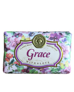 Georgina - Grace Personalised rose-scented gift soap