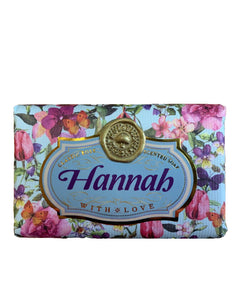 Hannah - Helen Personalised rose-scented gift soap