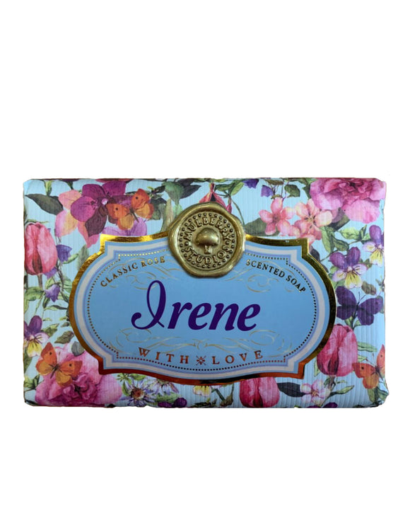 Irene Personalised rose-scented gift soap