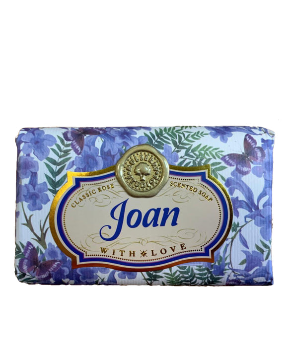 Jackie - June Personalised rose-scented gift soap
