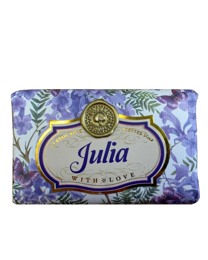 Jackie - June Personalised rose-scented gift soap