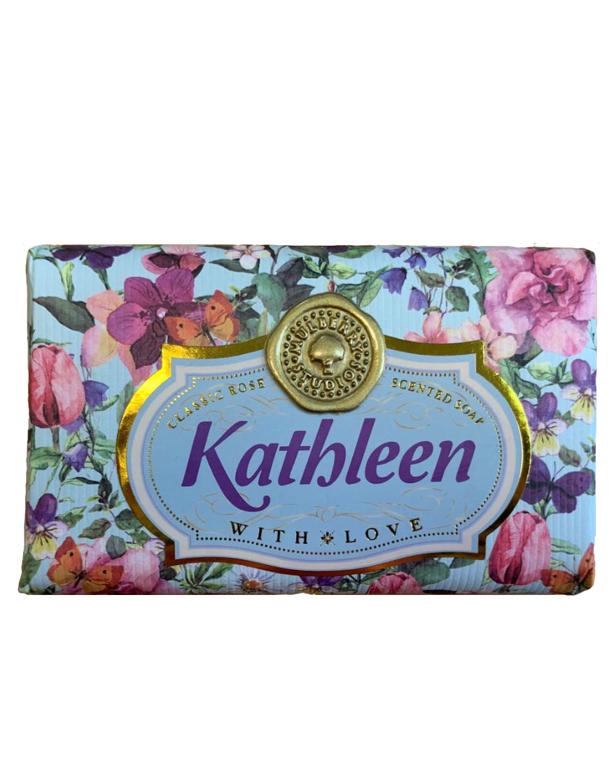 Karen - Kirsty Personalised rose-scented gift soap