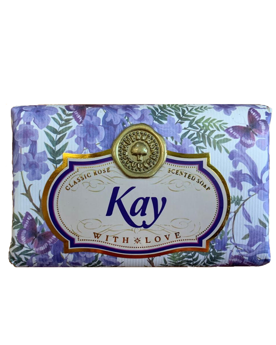 Karen - Kirsty Personalised rose-scented gift soap