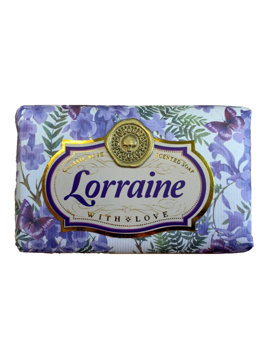 Laura - Lynn Personalised rose-scented gift soap