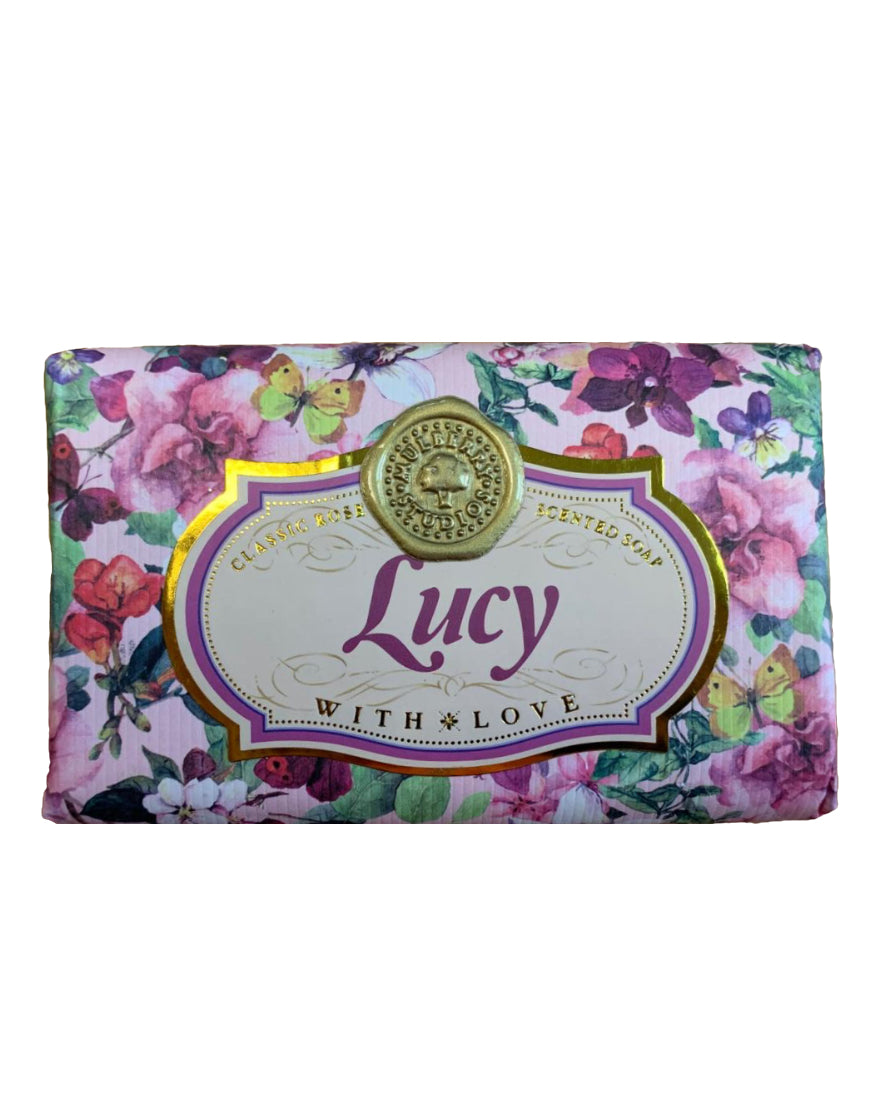 Laura - Lynn Personalised rose-scented gift soap