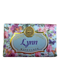 Laura - Lynn Personalised rose-scented gift soap