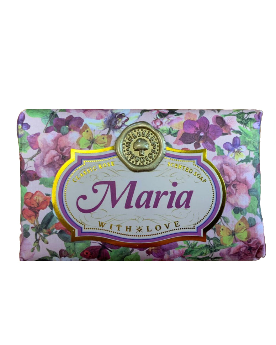 Margaret - Michelle Personalised rose-scented gift soap