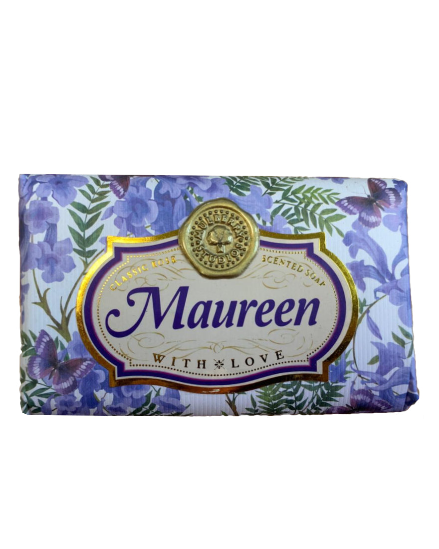 Margaret - Michelle Personalised rose-scented gift soap