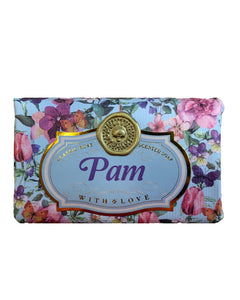Pam - Pauline Personalised rose-scented gift soap