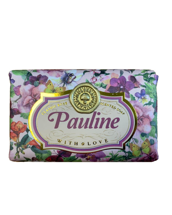 Pam - Pauline Personalised rose-scented gift soap