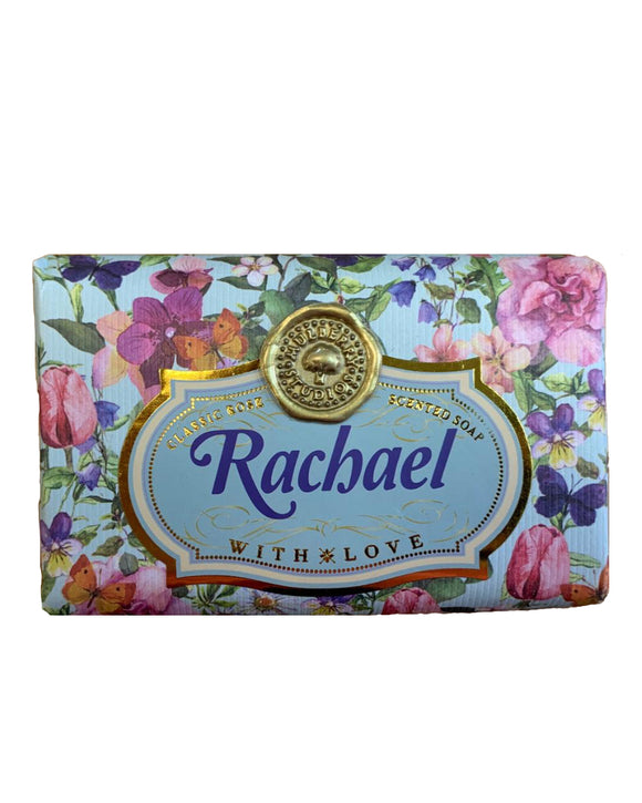 Rachael - Ruth Personalised rose-scented gift soap