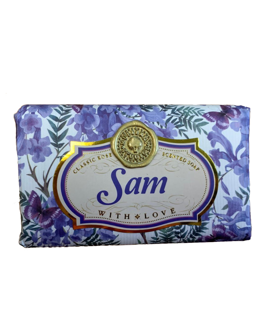 Sally - Sylvia Personalised rose-scented gift soap