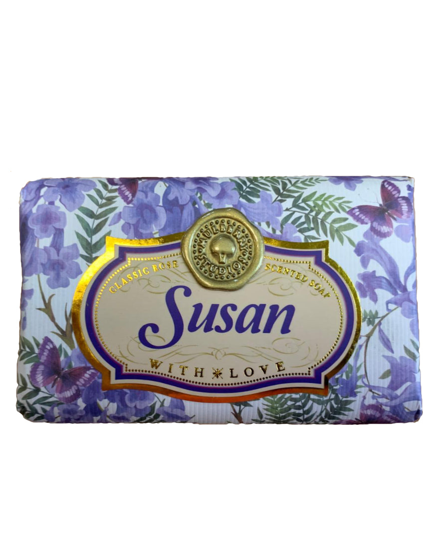 Sally - Sylvia Personalised rose-scented gift soap