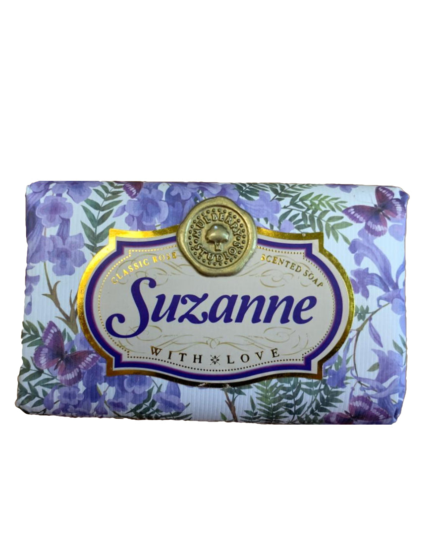 Sally - Sylvia Personalised rose-scented gift soap