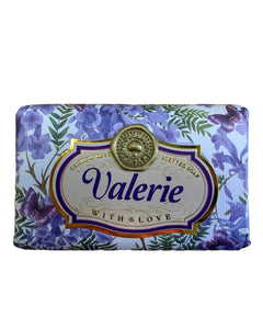 Valerie - Victoria Personalised rose-scented gift soap