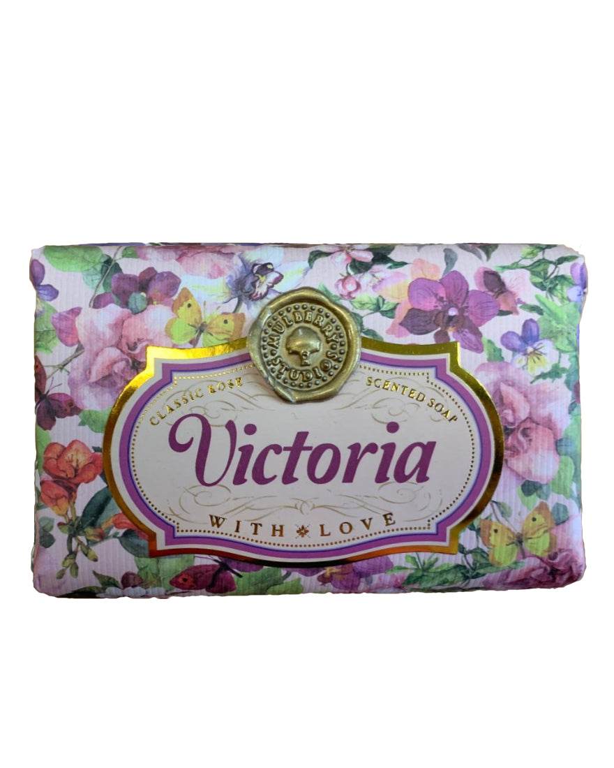 Valerie - Victoria Personalised rose-scented gift soap