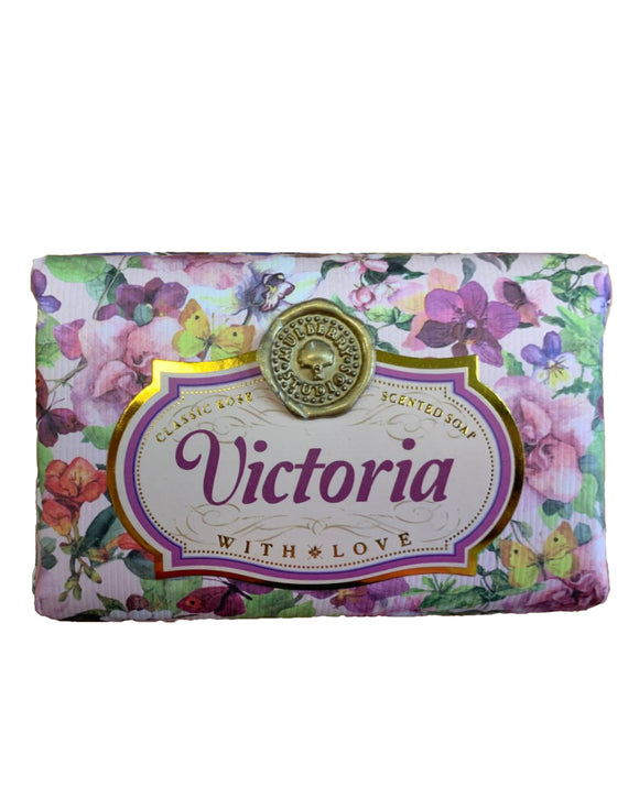 Valerie - Victoria Personalised rose-scented gift soap