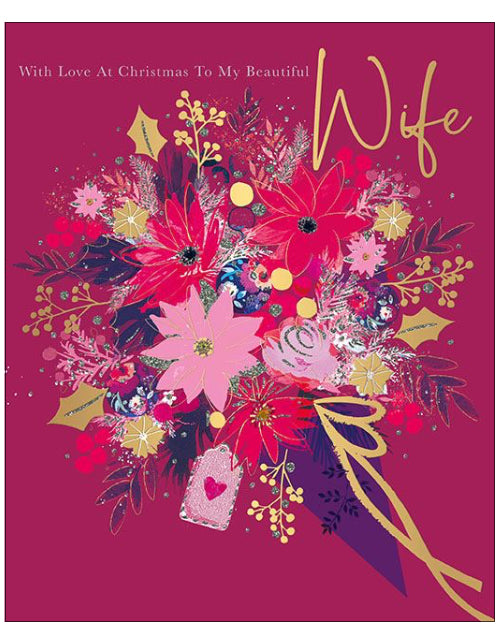 To my beautiful Wife Christmas card