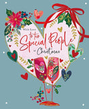 Two Special People Christmas card