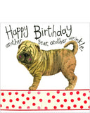 Another year, another wrinkle - Alex Clark birthday cards