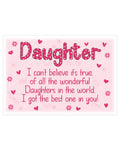 Daughter....I got the best one - Decorative metal sign