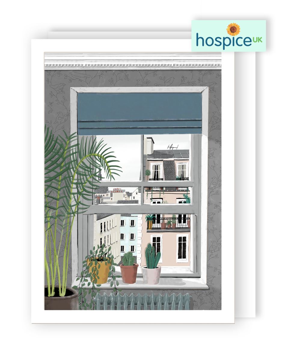 Urban window - Hospice UK blank card