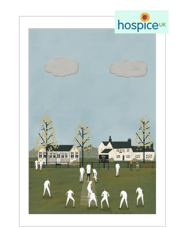 Cricket - Hospice UK blank card