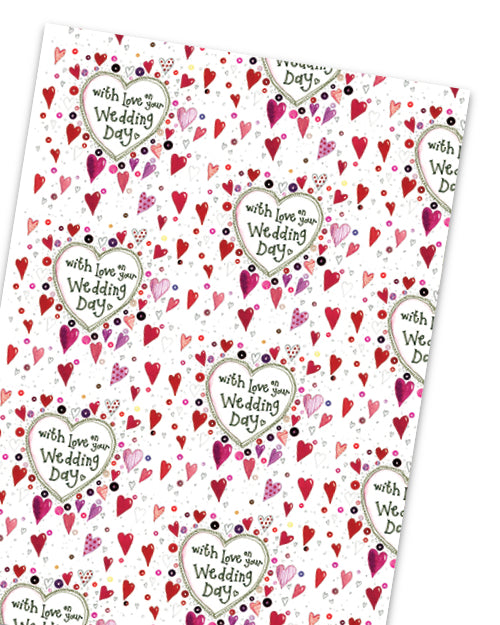 Wedding Day - Alex Clark gift wrap with tags
