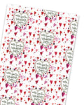 Wedding Day - Alex Clark gift wrap with tags