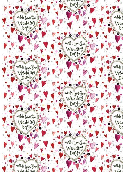 Wedding Day - Alex Clark gift wrap with tags