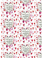 Wedding Day - Alex Clark gift wrap with tags