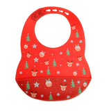 Christmas silicone catch-it bib - Ziggle Baby