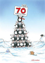 Eric the Penguin - 70th Birthday Card