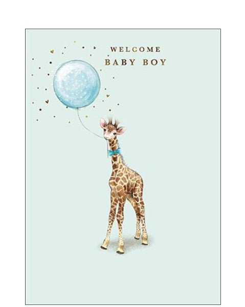 Welcome Baby Boy card