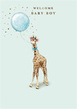Welcome Baby Boy card