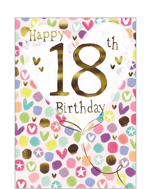 Happy 18th Birthday - 18th Birthday Card