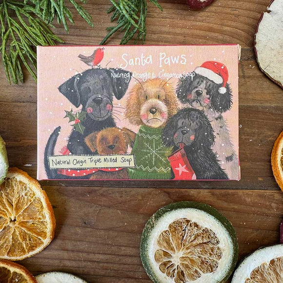 Santa Paws Nutmeg, Orange & Cinnamon soap - Alex Clark