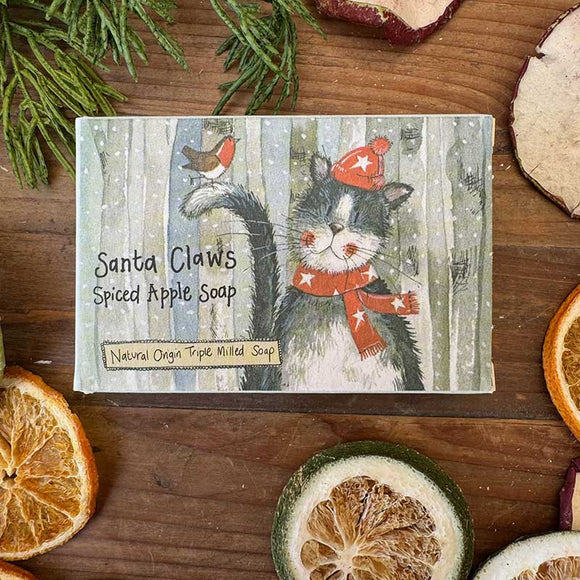 Santa Claws Spiced Apple Soap - Alex Clark