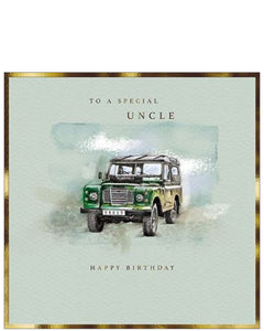 Special uncle - birthday card