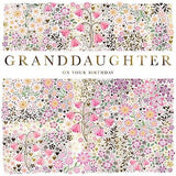 Granddaughter Birthday card
