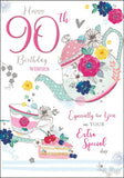 90th Birthday card - Jonny Javelin